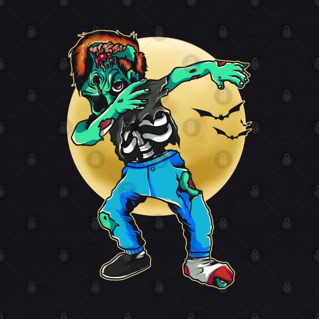 Zombie Dab Trapper Kid by alxmd